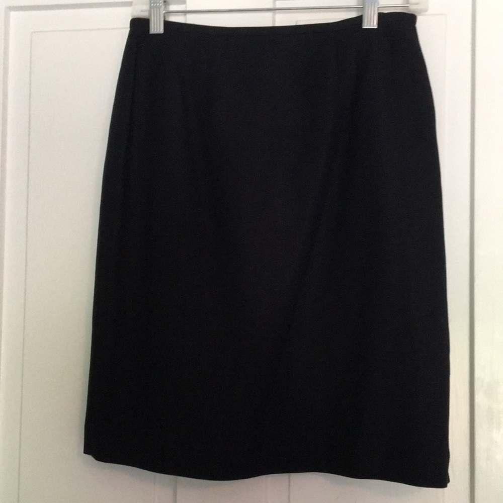 Navy linen skirt